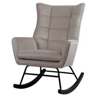 HOUPACÍ ŽIDLE, dřevo, kov, plast, šedohnědá