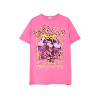 Cropp - Kratek top s potiskom - roza