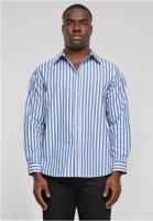 Men's shirt Striped Summer white/blue