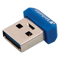 Verbatim USB flash disk, USB 3.0, 64GB, Nano, Store N Stay, modrý, 98711, USB A