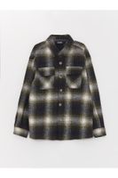 LC Waikiki Boy's Casual Fit Plaid Shirt Jacket