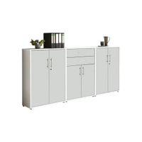 MID.YOU SKŘÍŇ NA ŠANONY, bílá, 253,2/113,6/33 cm