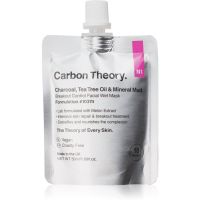 Carbon Theory Charcoal, Tea Tree Oil & Mineral Mud интензивна регенерираща маска за проблемна кожа, акне 50 мл.