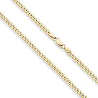 Olivie Kubánský stříbrný řetízek 60cm GOLD 8482