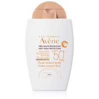 Avène Sun Minéral védő tonizáló folyadék kémiai szűrőktől mentes SPF 50+ tinted 40 ml