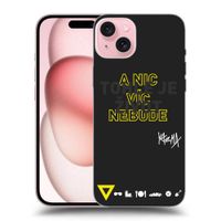 Silikónový čierny obal pre Apple iPhone 15 - Kazma - TOHLE JE ŽIVOT A NIC VÍC NEBUDE