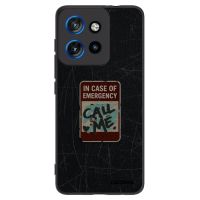Silikónový čierny obal pre Motorola Edge 50 Neo - EMERGENCY