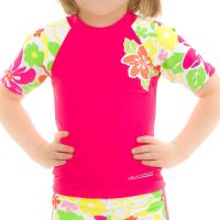 AQUA SPEED Kids's Beach T-Shirt Flower