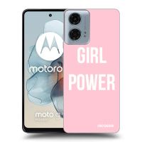 Silikónový čierny obal pre Motorola Moto G24 - Dievčenské sila