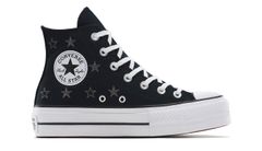 Converse Chuck Taylor All Star Lift Platform Celestial - Dámske - Tenisky Converse - Čierne - A15537C - Veľkosť: 36.5
