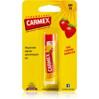 Carmex Strawberry vlažilni balzam za ustnice v paličici SPF 15 4.25 g