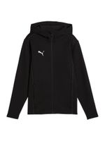 PUMA Sportski gornji dio trenirke  crna / bijela