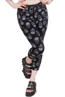 Damenhose 3/4 KILLSTAR - Heirloom - Black/Grey S