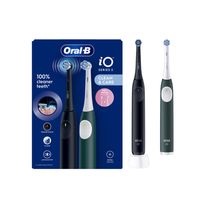 Oral-B iO 2 elektrická zubná kefka, duo čierna+lesná zelená