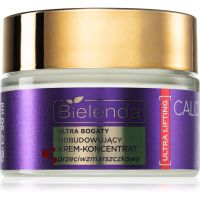 Bielenda Calcium + Q10 Ultra rich rebuilding cream anti-wrinkle concentrate for the night відновлюючий крем проти зморшок нічна 50 мл