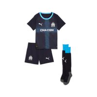 PUMA Olympique de Marseille 25/26 Auswärtstrikot-Minikit Kinder, Kleidung, Blau, 2-3Y