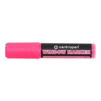 Centropen 9121 Popisovač na sklo 3-4mm Window Maker ružový