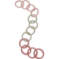Little Dutch Fairy Garden Little Loops Toy Rings набір пробок для дітей від народження 0 m+ Pink 12 кс