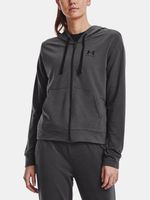 Under Armour Rival Terry FZ Hoodie Sweatshirt Grau