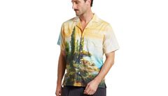 Dedicated Shirt Marstrand Oceanview Multi Color Pánske - Košeľa Dedicated - Viacerofarebná - 21883-M - Size: M