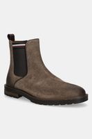 Semišové topánky chelsea Tommy Hilfiger CLEATED HILFIGER SUEDE CHELSEA