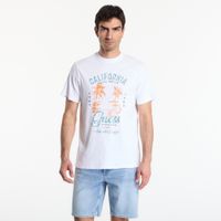 T-shirt GUESS Cn Ss Summer Slub Tee Pure White M