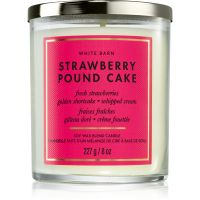 Bath & Body Works Strawberry Pound Cake aроматична свічка 227 гр