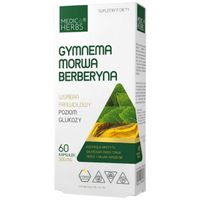 MEDICA HERBS - Gymnema Morwa Berberyna - 60caps.