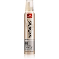 Wella Wellaflex Shiny Hold penové tužidlo pre lesk 200 ml