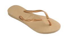Havaianas Slim Golden Ženy - Žabky Havaianas - Světle hnědá - H4000030-0570-BRA-35/36 - Size: BRA-35/36