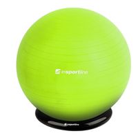 Gymnastický míč inSPORTline Top Ball 65 cm se základnou BallBase zelená
