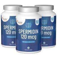 Essentials Spermidin 120 mcg, hochdosiert - vegan, 180 Kapseln