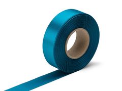 Stuha atlasová tyrkysová, šírka 24 mm