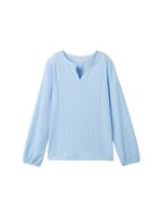TOM TAILOR Bluza  opal / svijetloplava