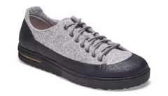 Birkenstock Bend Low Decon Leather/Textile/Felt Narrow Fit Pánske - Topánky Birkenstock - Sivá - 1025810-7.5 - Size: 7.5