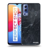 Silikónový čierny obal pre Vivo Y72 5G - Black marble