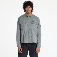Μπουφάν C.P. Company Organic Gabardine Utility Lens Shirt Smoked Pearl L