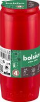 Náplň Bolsius, 75 h, 238 g, 57x141 mm, do kahanca, červená, olej