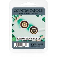 Country Candle Lemon Tea & Roses vosek za aroma lučko 64 g