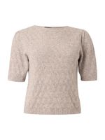VERO MODA Pulover 'VMDoffy'  taupe siva