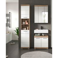 MID.YOU KÚPEĽŇA farba duba, biela s vysokým leskom