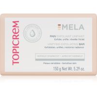 Topicrem MELA Unifying Exfoliating Bar mydło oczyszczające z efektem złuszczającym na twarz i ciało 150 g