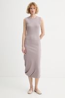 Calvin Klein asymetrické šaty bavlnené s elastanom