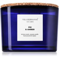 Vila Hermanos Apothecary Cobalt Blue Fig & Amber aроматична свічка 350 гр