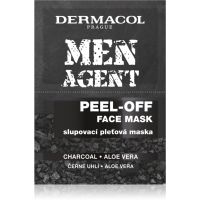 Dermacol Men Agent Abziehmaske mit Aktivkohle gegen Mitesser für Herren 15 ml