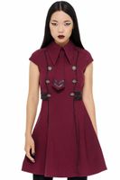 sukienka damska KILLSTAR - Black-Ops - BLOOD XS