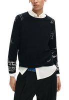 Sweter damski z nadrukiem Desigual