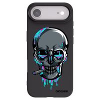 Silikónový čierny obal pre Apple iPhone Air - EARTH - Lebka 3.0