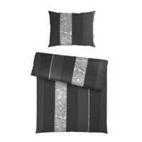 Dieter Knoll POSTEĽNÁ BIELIZEŇ, satén, antracitová,