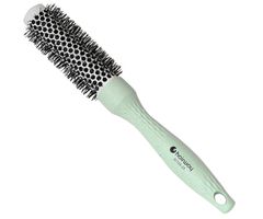 Okrúhla kefa z organického materiálu s nylonovými štetinami Hairway Organica - zelená, 25 mm (07155-23) + darček zadarmo